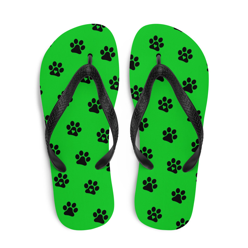 Paw Print Flops