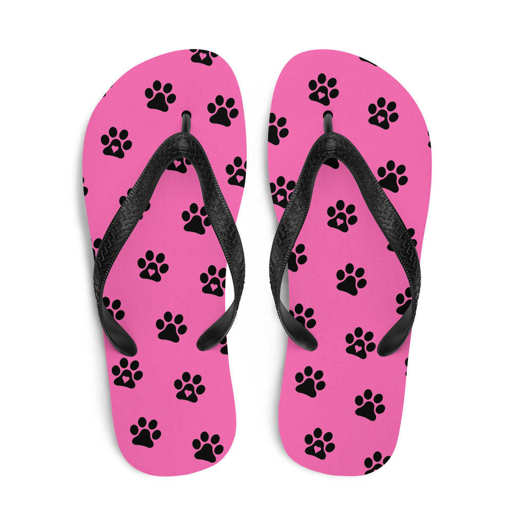 Paw Print Flops