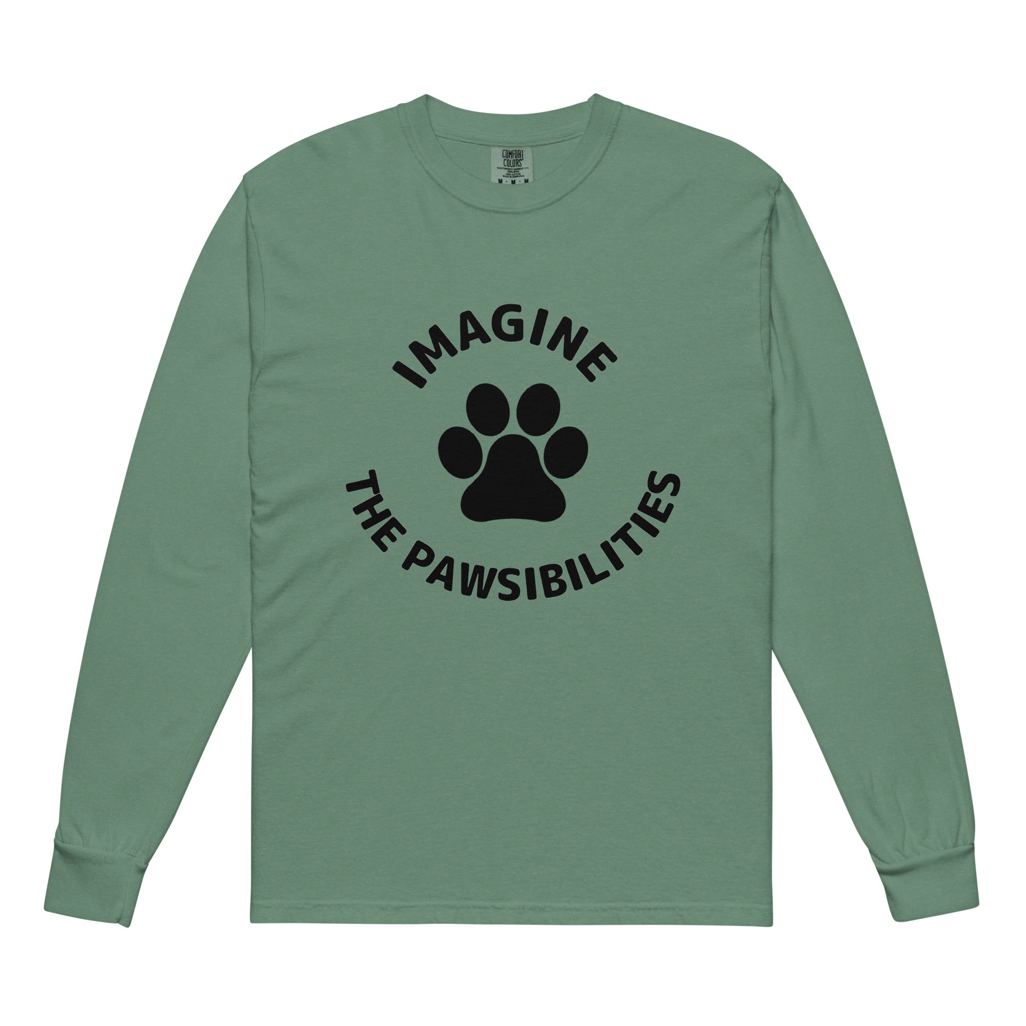 Imagine The Pawsibilities Heavyweight Long-Sleeve Shirt