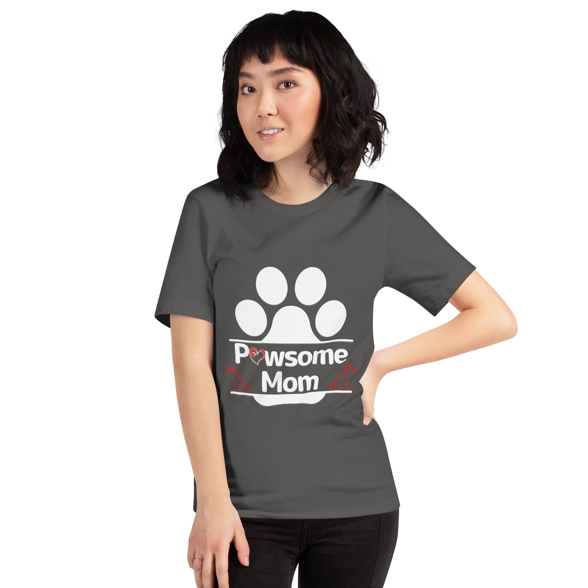 Pawsome Mom Dark Color Tee