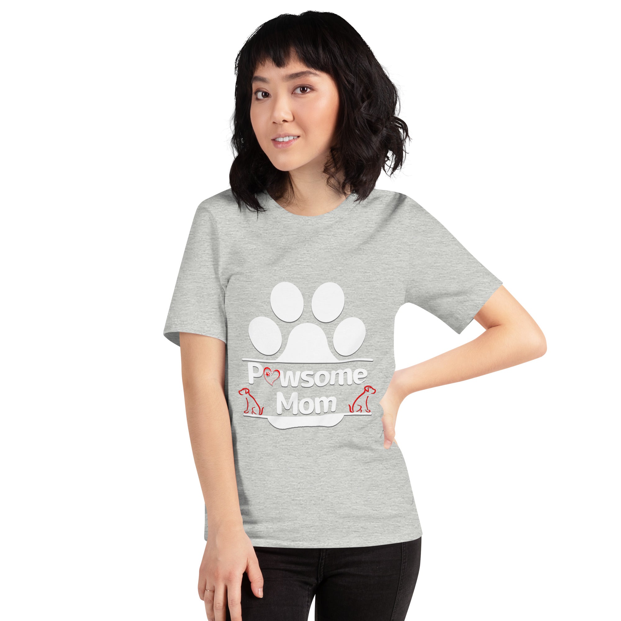 Pawsome Mom Dark Color Tee