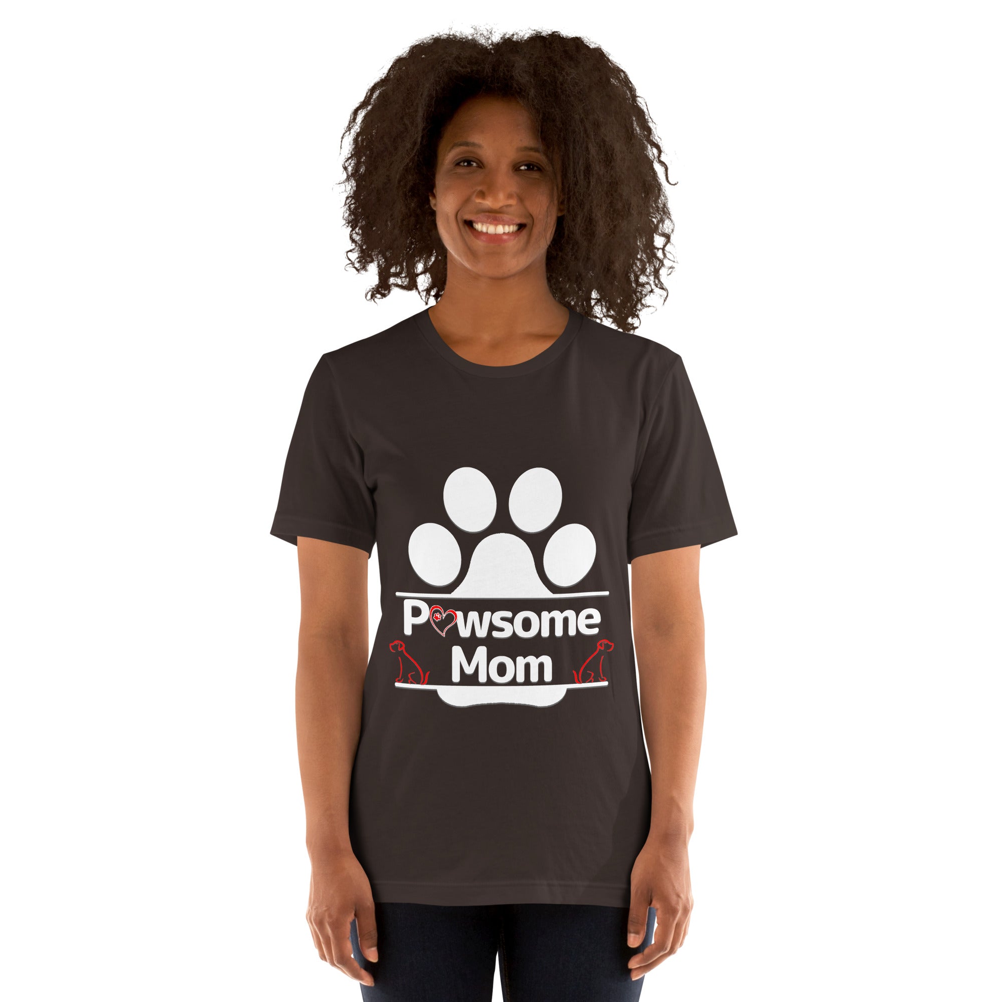 Pawsome Mom Dark Color Tee