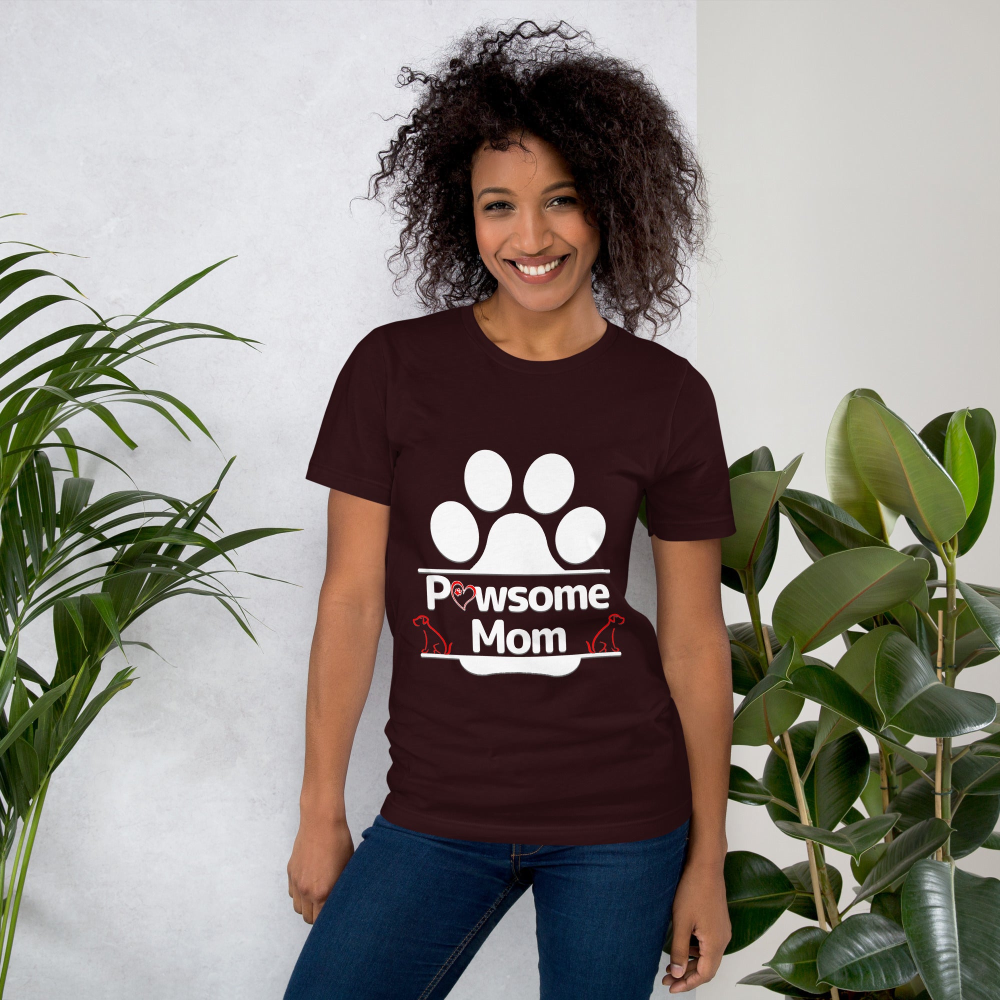 Pawsome Mom Dark Color Tee