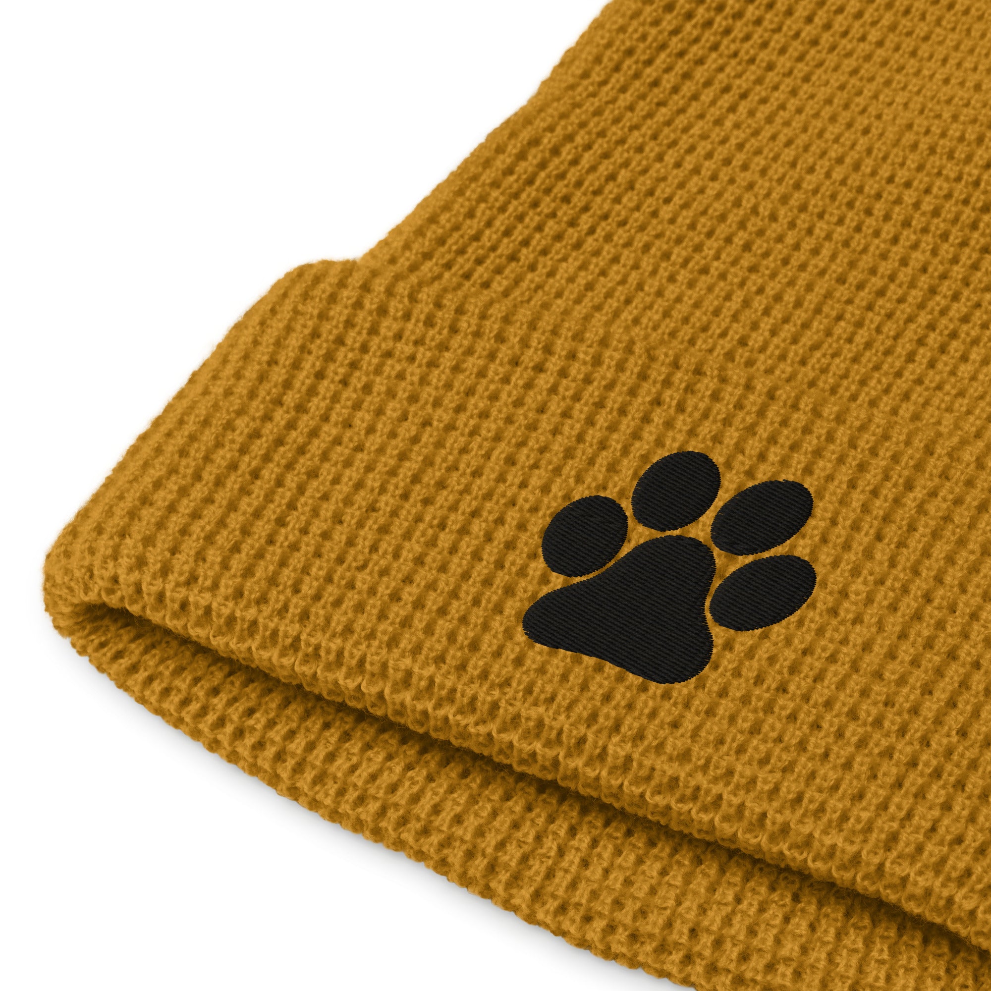 Pawsomely Warm Waffle Beanie