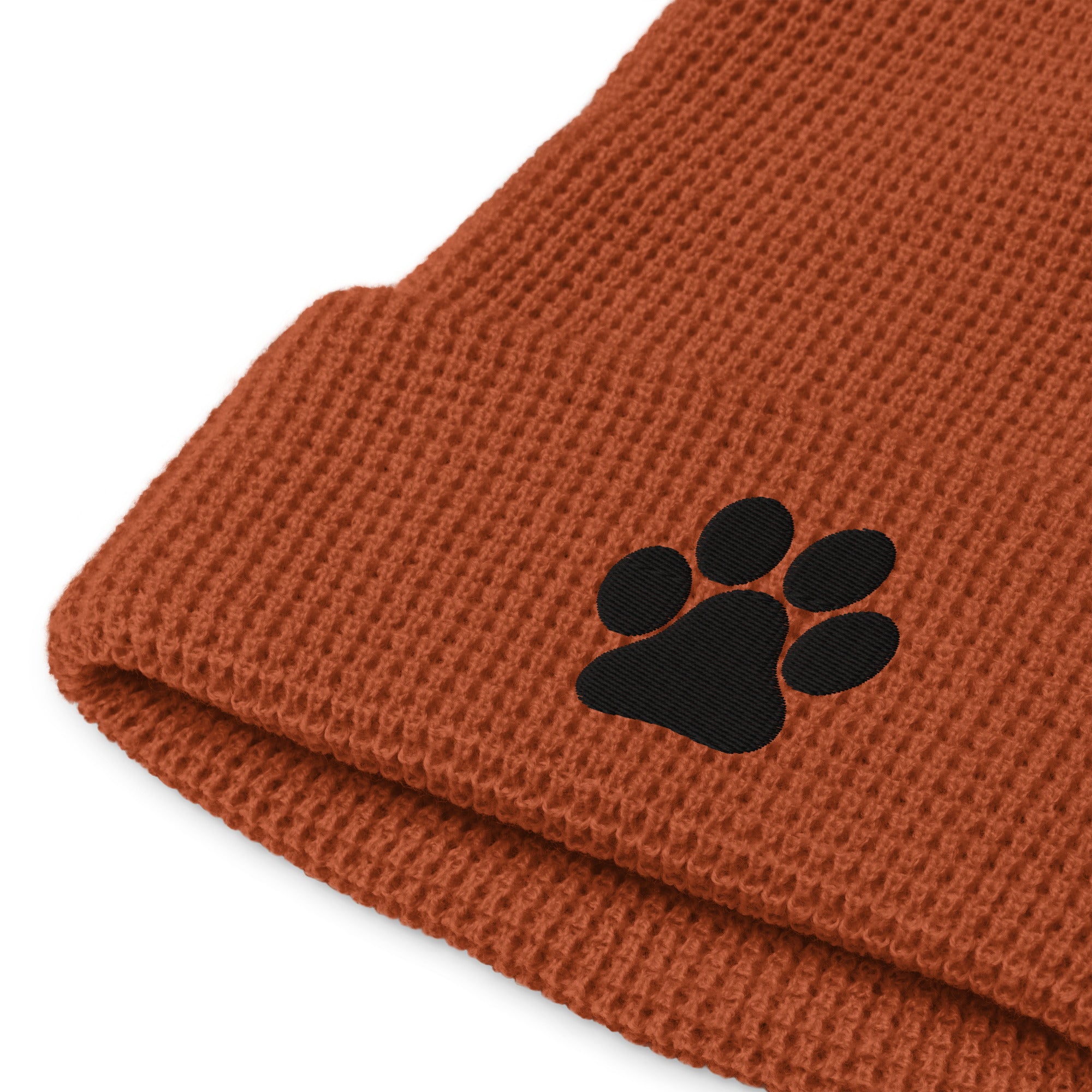 Pawsomely Warm Waffle Beanie