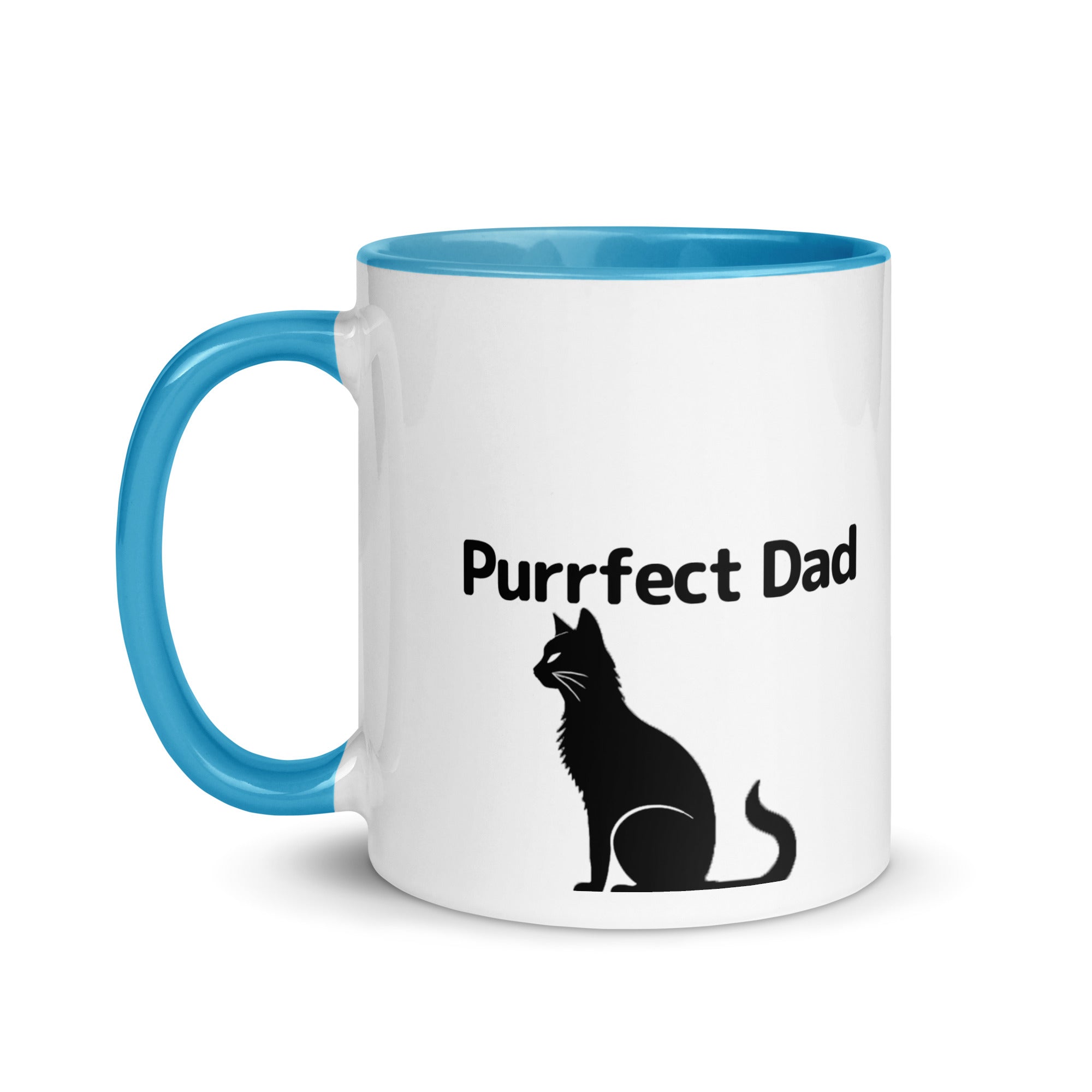 Purrfect Cat Dad V2 Mug with Color Inside