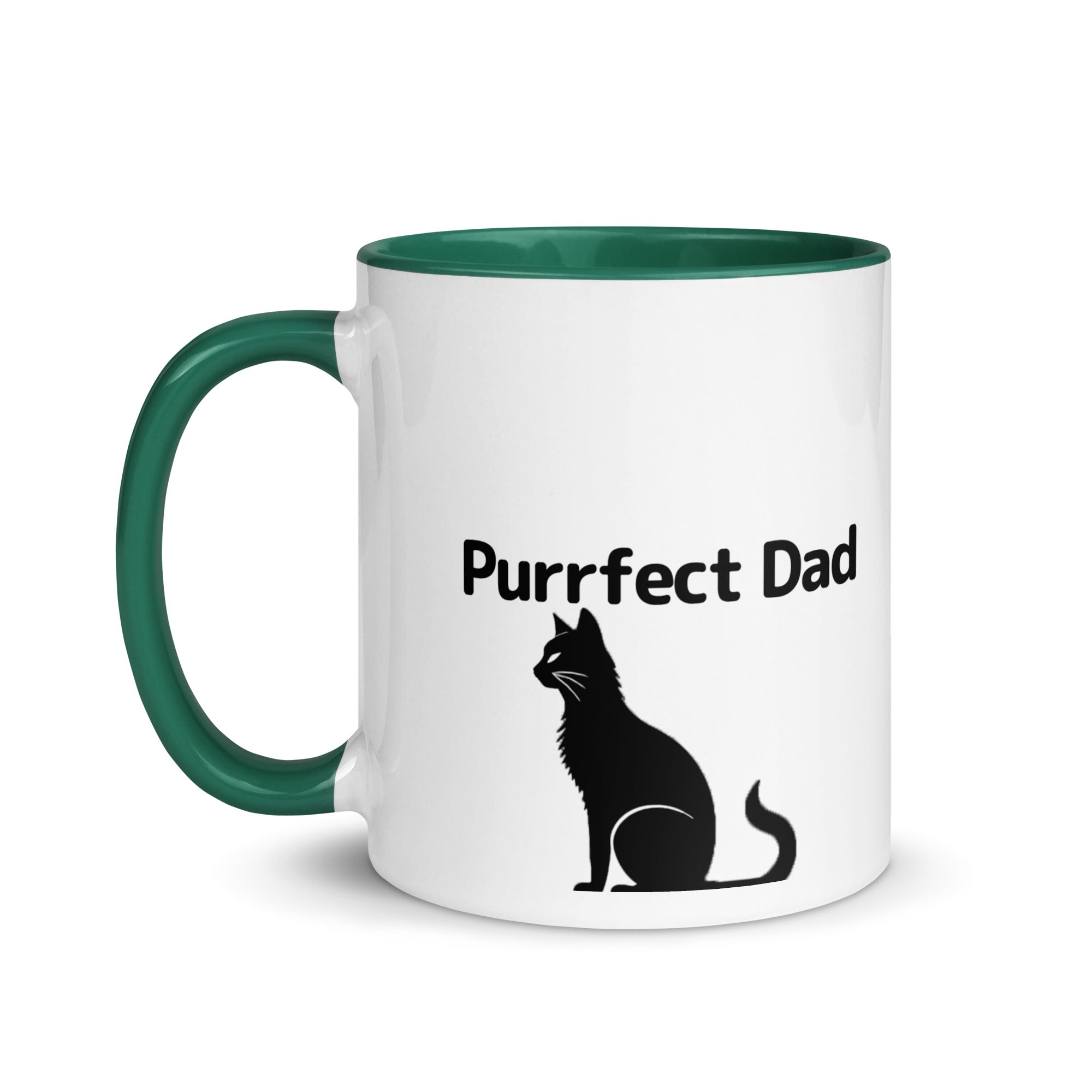 Purrfect Cat Dad V2 Mug with Color Inside
