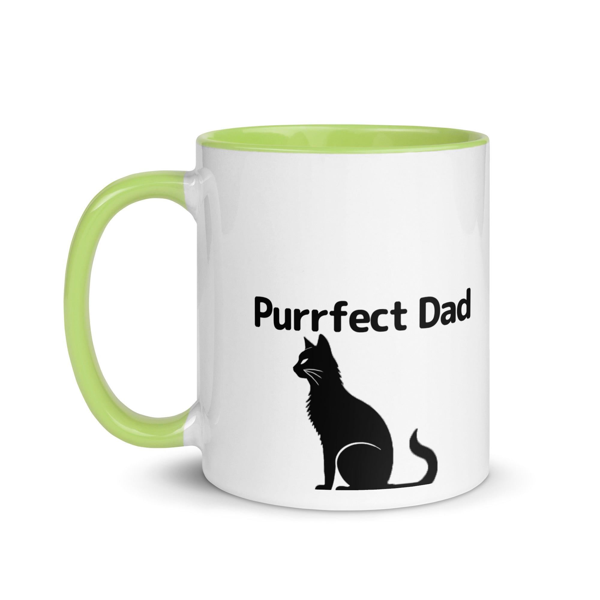 Purrfect Cat Dad V2 Mug with Color Inside