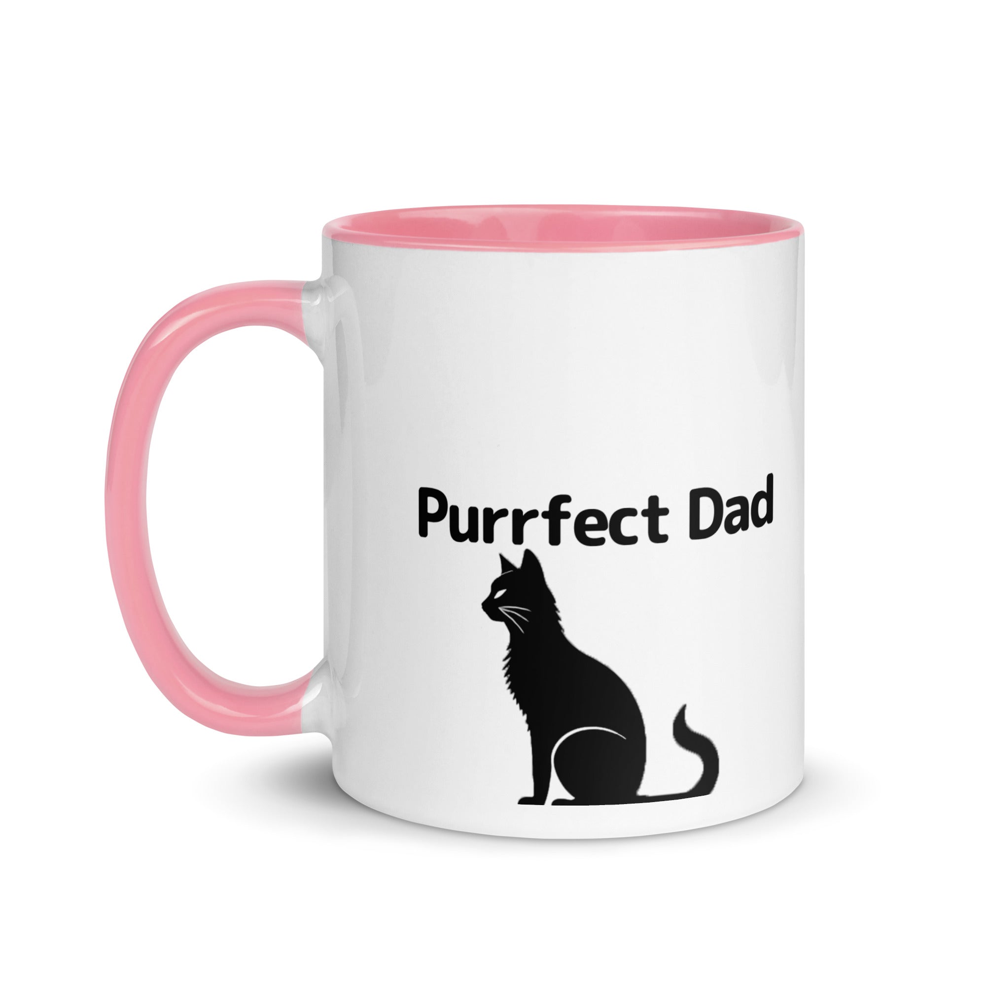 Purrfect Cat Dad V2 Mug with Color Inside