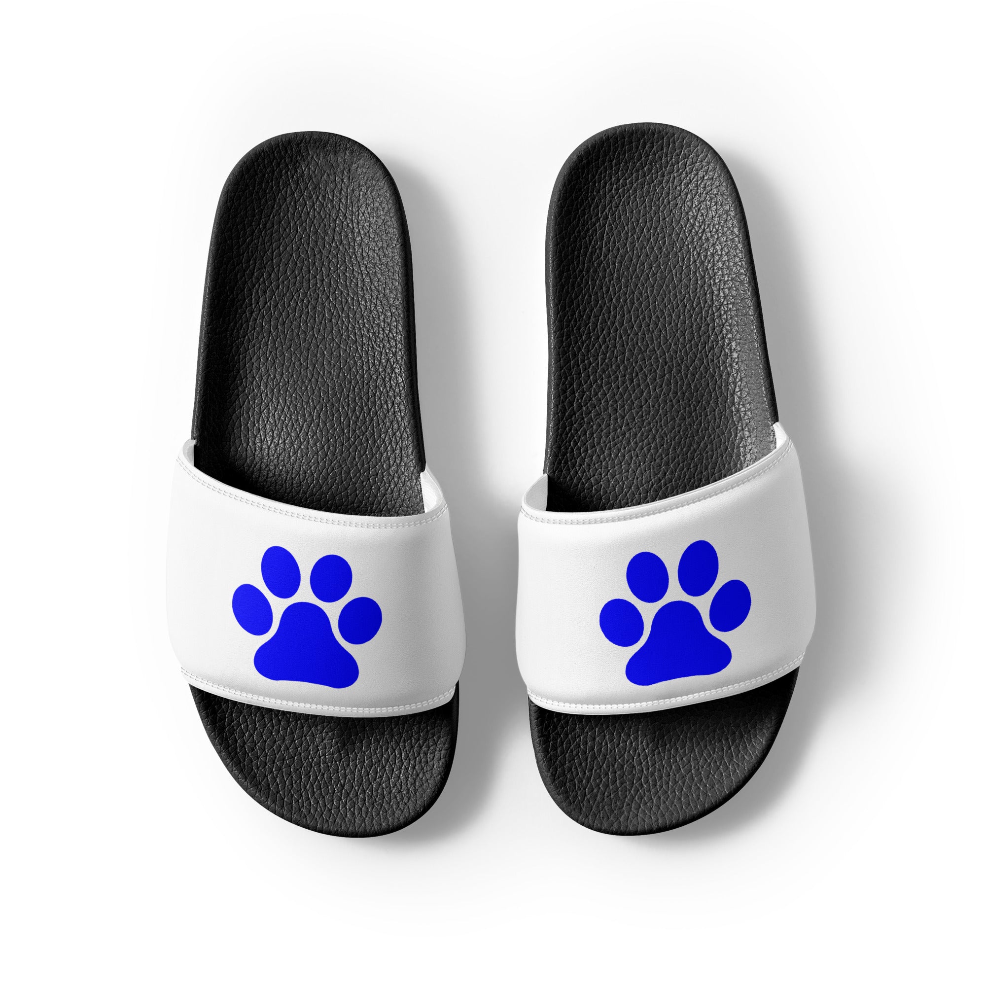 Women's Black Paw Slides