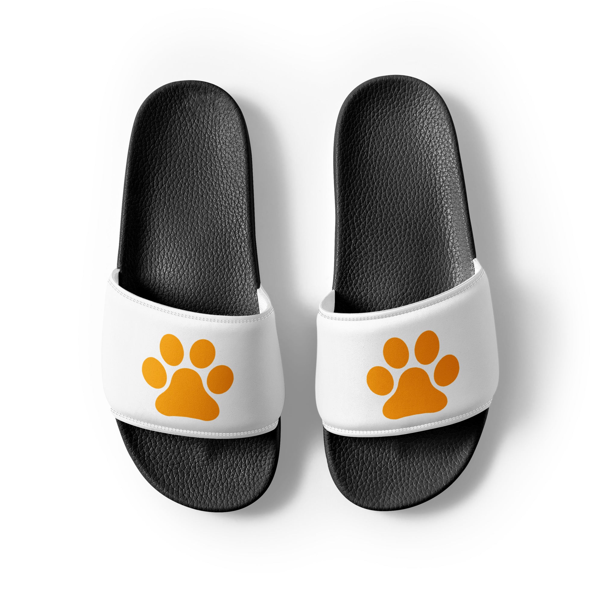 Women's Black Paw Slides
