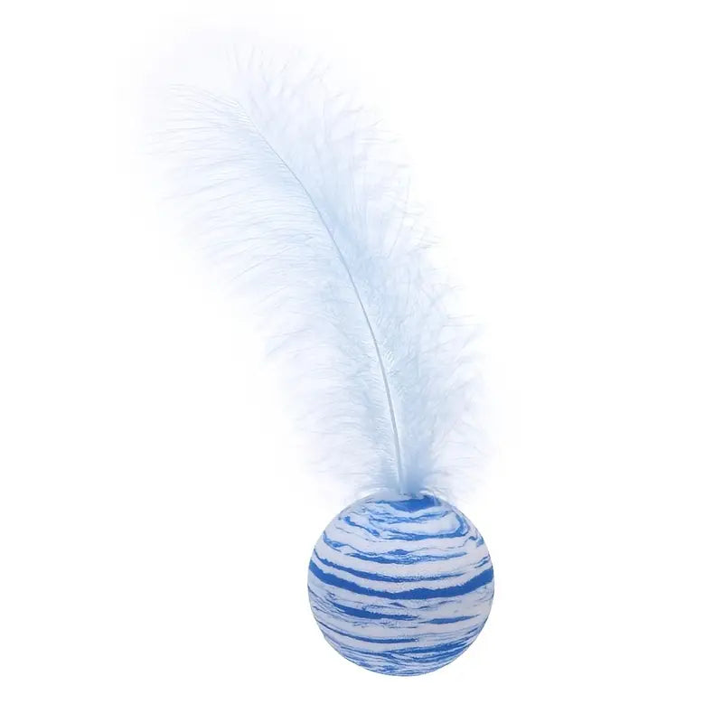 Planet Feather Ball Cat Toy